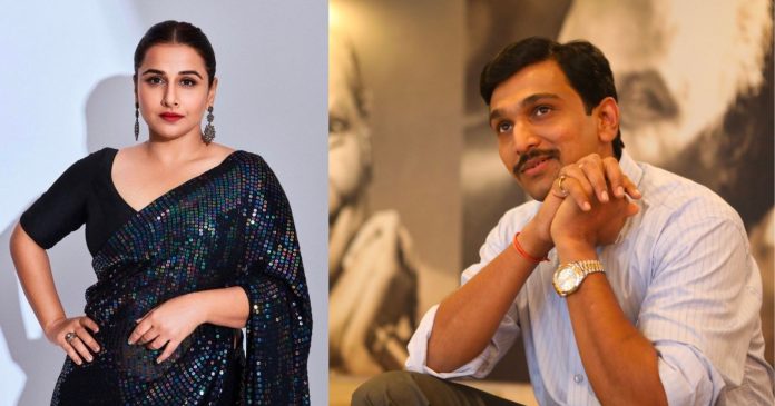 Vidya Balan, Pratik Gandhi hint at new film with a mysterious post