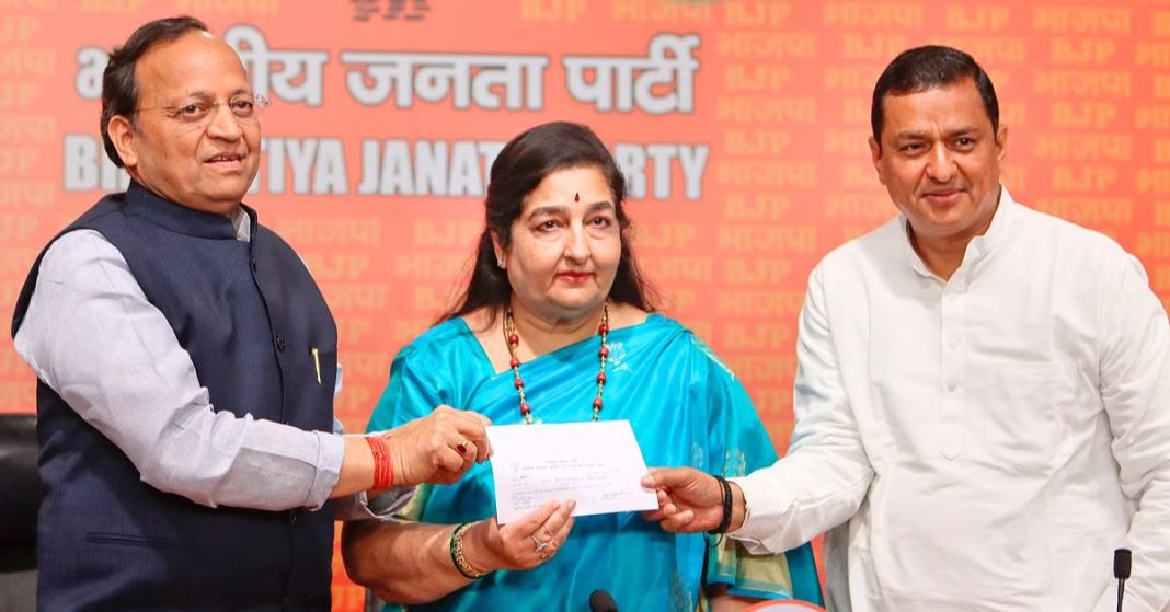 Bollywood Singer Anuradha Paudwal Joins BJP in Delhi