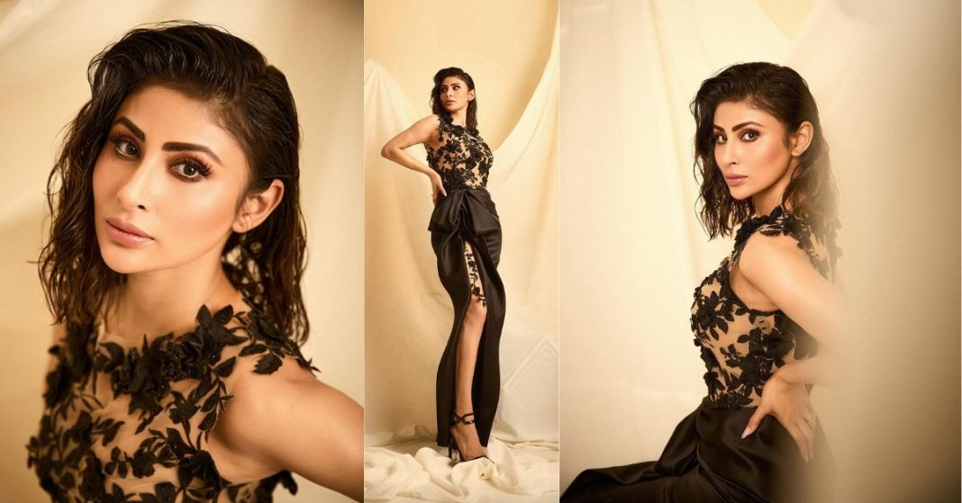 Mouni Roy's Sensational Look in Thigh-High Slit Gown: Hot Photos Inside