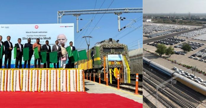 PM Modi Inaugurates India’s First Automobile In-Plant Railway Siding