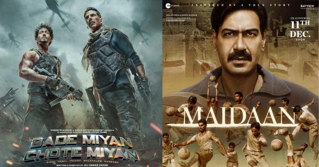 Bade Miyan Chote Miyan vs Maidaan: Akshay Kumar's Film Sells 9000 Tickets, Both Eid Releases to Hit Theaters on April 11