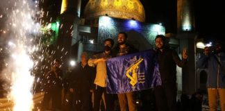 Iranians Celebrate Across Streets After Multi-Front Attack on Israel Using Suicide Drones and Missiles