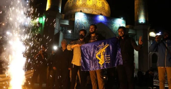 Iranians Celebrate Across Streets After Multi-Front Attack on Israel Using Suicide Drones and Missiles