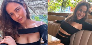 Aisha Sharma's Hot Photos: Soaring Temperatures in Black Bralette, Viral Now