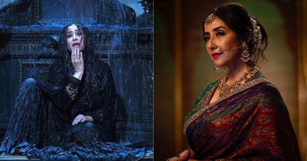 Manisha Koirala's Journey in 'Heeramandi': Immersed in Fountain for 12 Hours