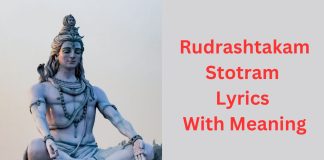 Shiv Rudrashtakam Stotram Lyrics