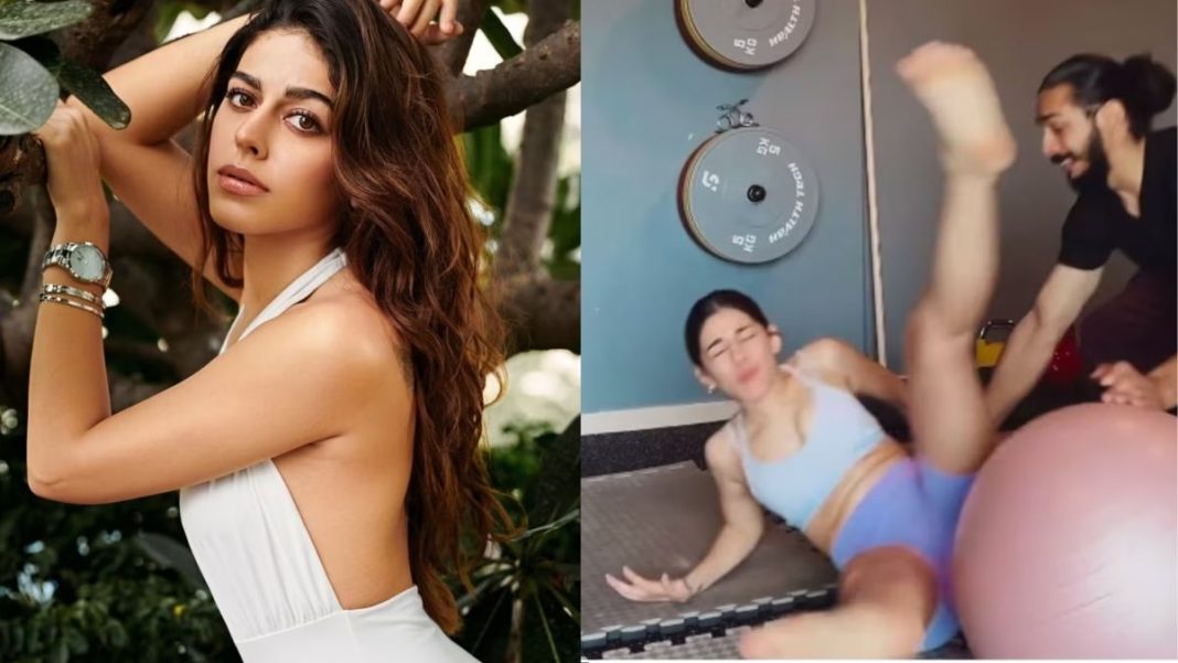 Alaya F suffers a bad fall while doing an impossible workout; later pulls it off flawlessly, Priyanka Chopra is impressed