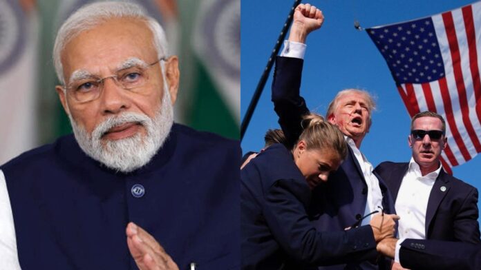 Attack on Donald Trump- PM Modi deeply concerned