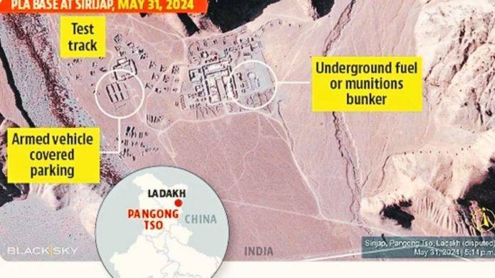 China digging near Pangong Lake near eastern Ladakh