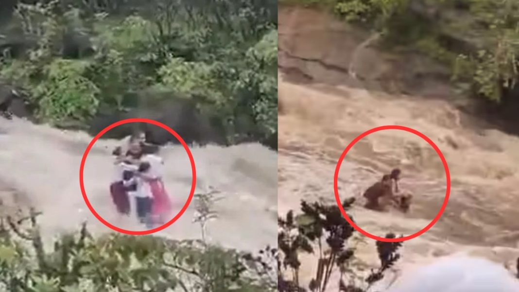 Lonavala Bhushi Dam accident: 5 members of a family swept away - watch video