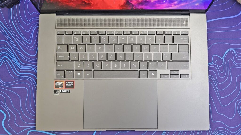 Asus Zenbook S 16 Keyboard & touchpad Design