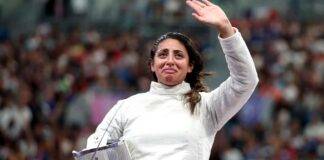 Seven-month pregnant Egyptian fencer makes history at Paris 2024 Olympics