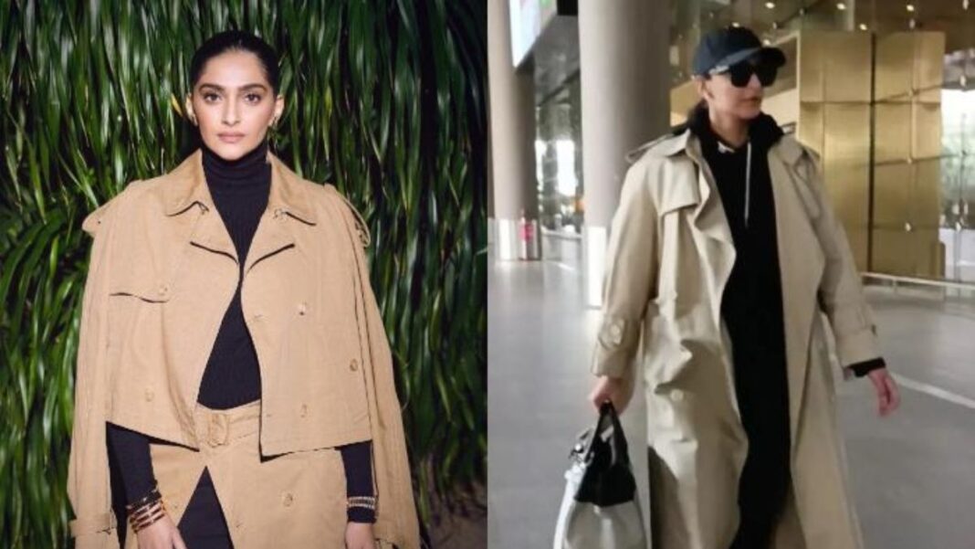 Sonam Kapoor's boss lady look creates a stir at Mumbai airport - see photos!