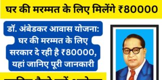 You will get ₹80000 for house repair - Know the complete details of Ambedkar Awas Yojana