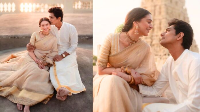 Aditi Rao Hydari-Siddharth's traditional South Indian wedding photos go viral