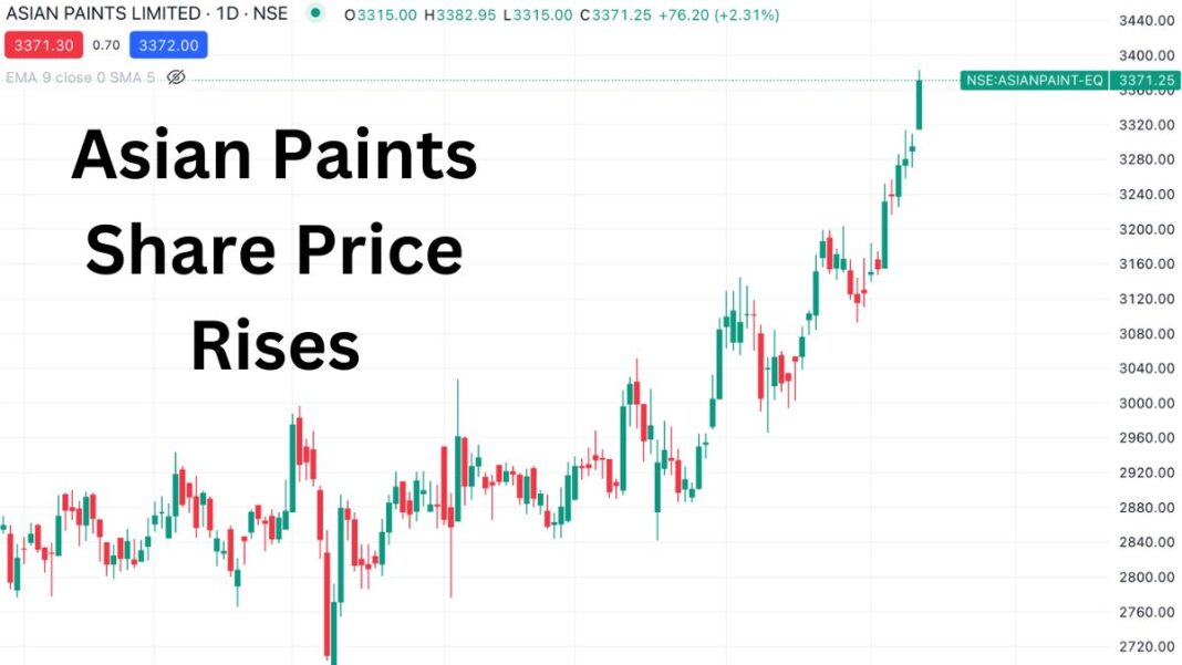 Asian Paints share price rise