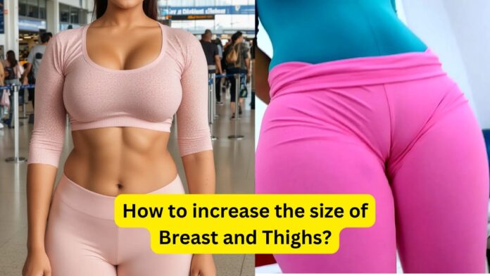 How to increase breast and thighs?