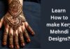 How to make Kery Mehndi Designs?