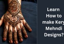 How to make Kery Mehndi Designs?