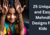 Mehndi Designs For Kids