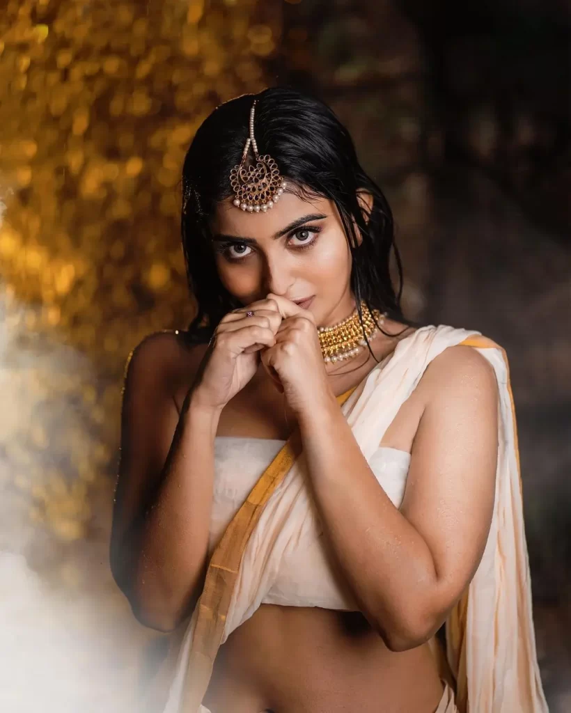 Ananya nagalla Hot Wet in rain