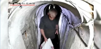 Hamas Chief Yahya Sinwar Seen Inside Tunnel Hours Before October 7 Attack