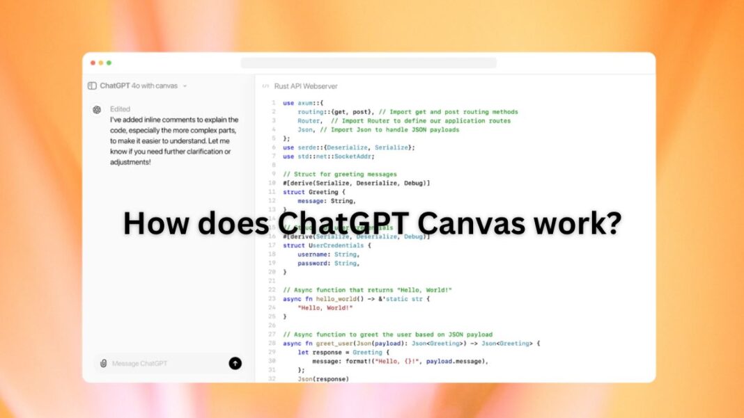 How does ChatGPT Canvas work?