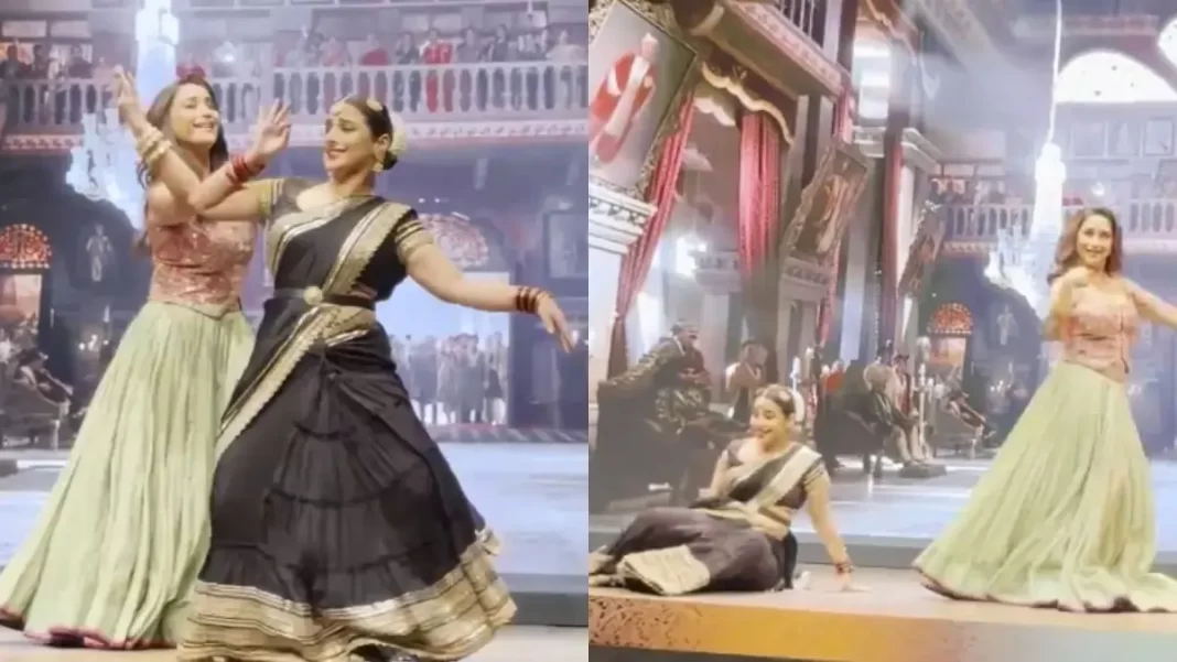 Vidya Balan controlled herself in stage performance, continued dancing