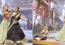 Vidya Balan controlled herself in stage performance, continued dancing