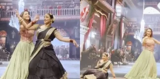 Vidya Balan controlled herself in stage performance, continued dancing