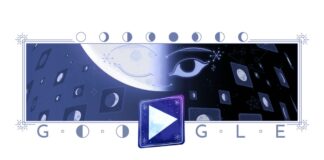 Google Doodle: Celebrating November's half moon phase, join the interactive game