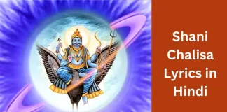 Shani Chalisa Lyrics in Hindi