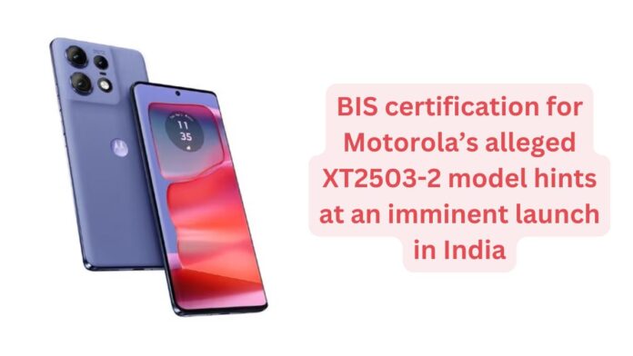 Motorola Edge 60 Pro receives BIS certification in India, launch expected soon