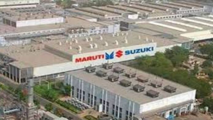 "Maruti Suzuki's Kharkhoda plant in Haryana, producing Brezza SUVs with an initial capacity of 2.5 lakh units per year."