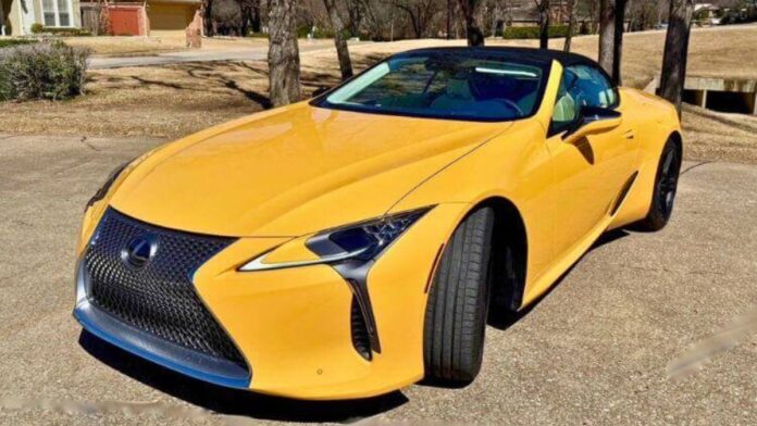 Lexus LC500 Bespoke Convertible exterior features bold dynamic lines and sleek style