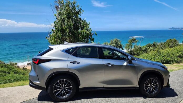 Lexus NX 350h luxury SUV front view