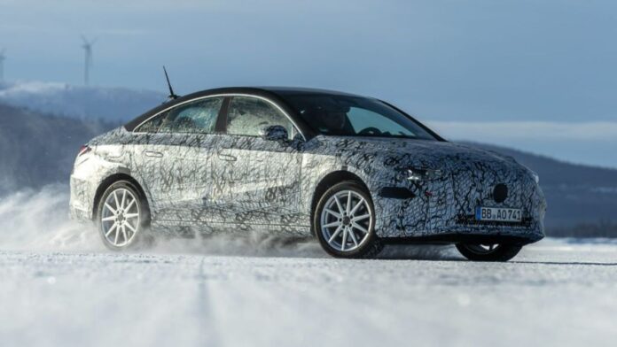 Mercedes CLA Prototype exterior design sleek modern style