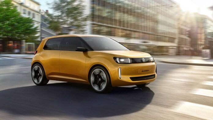 New Volkswagen ID. EVERY1: sleek, compact EV design.