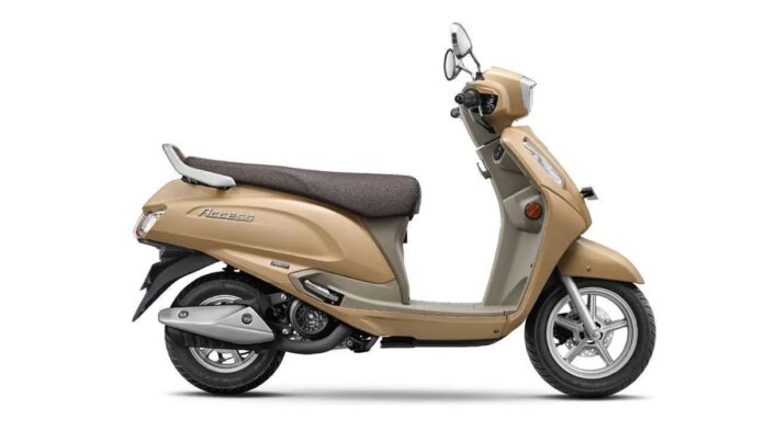 Suzuki Access 125 sleek modern exterior design