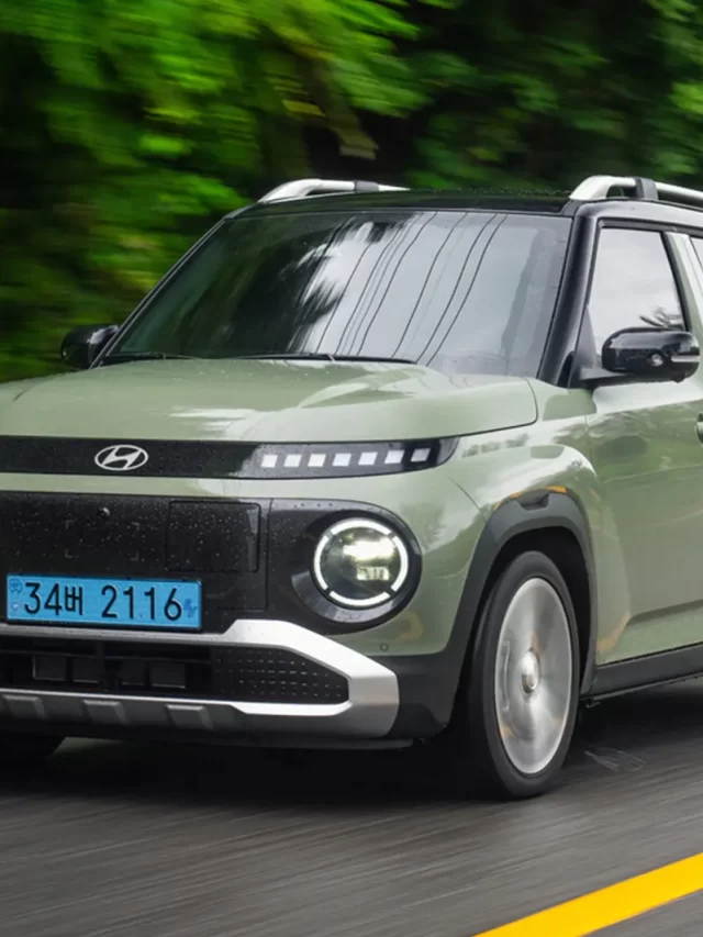 Hyundai Inster EV with sleek design and modern features.