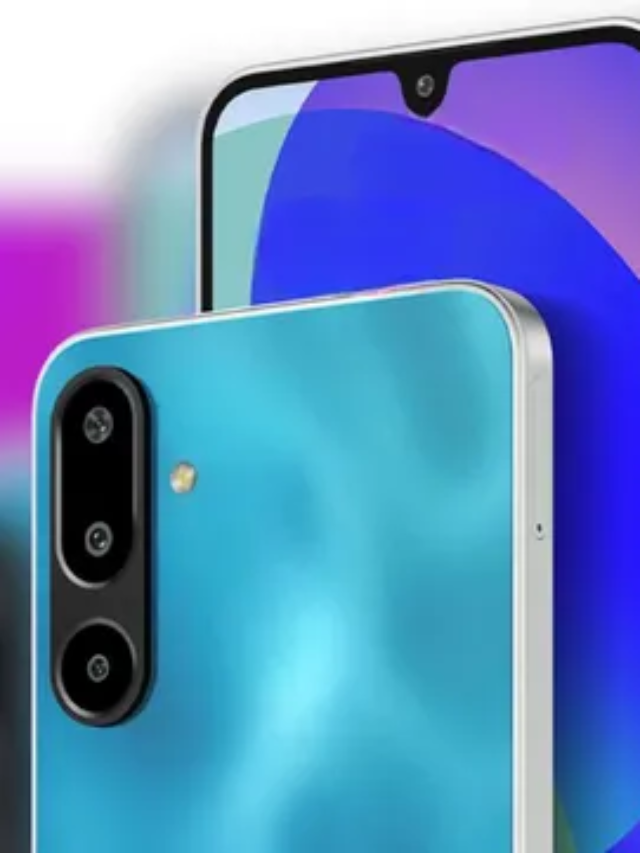 Vibing Blue Galaxy F16 5G design