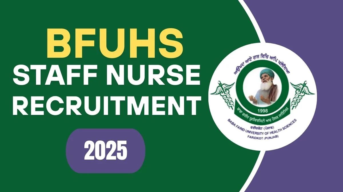 Staff Nurse Recruitment 2025