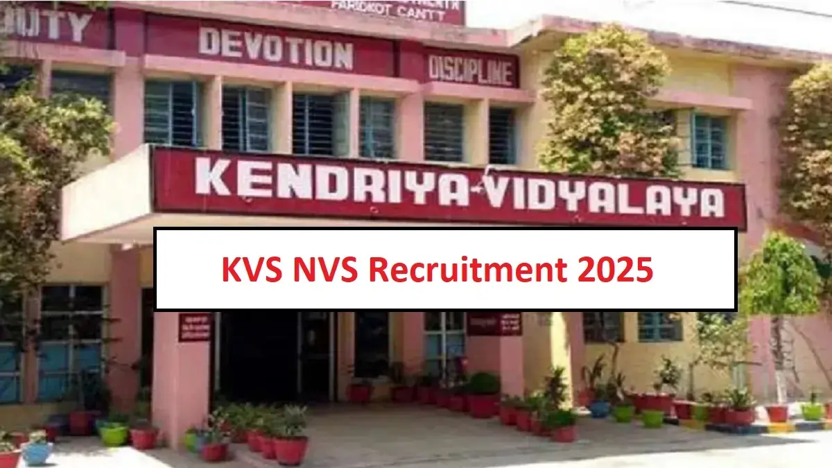 BEL Recruitment 2025: प्रोजेक्ट इंजीनियर पदों पर भर्ती, स्नातक पास युवा करें अप्लाई 2 KVS NVS Recruitment 2025