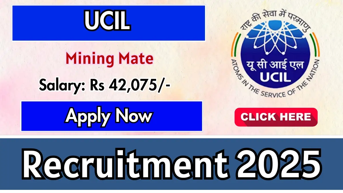 UCIL Recruitment 2025