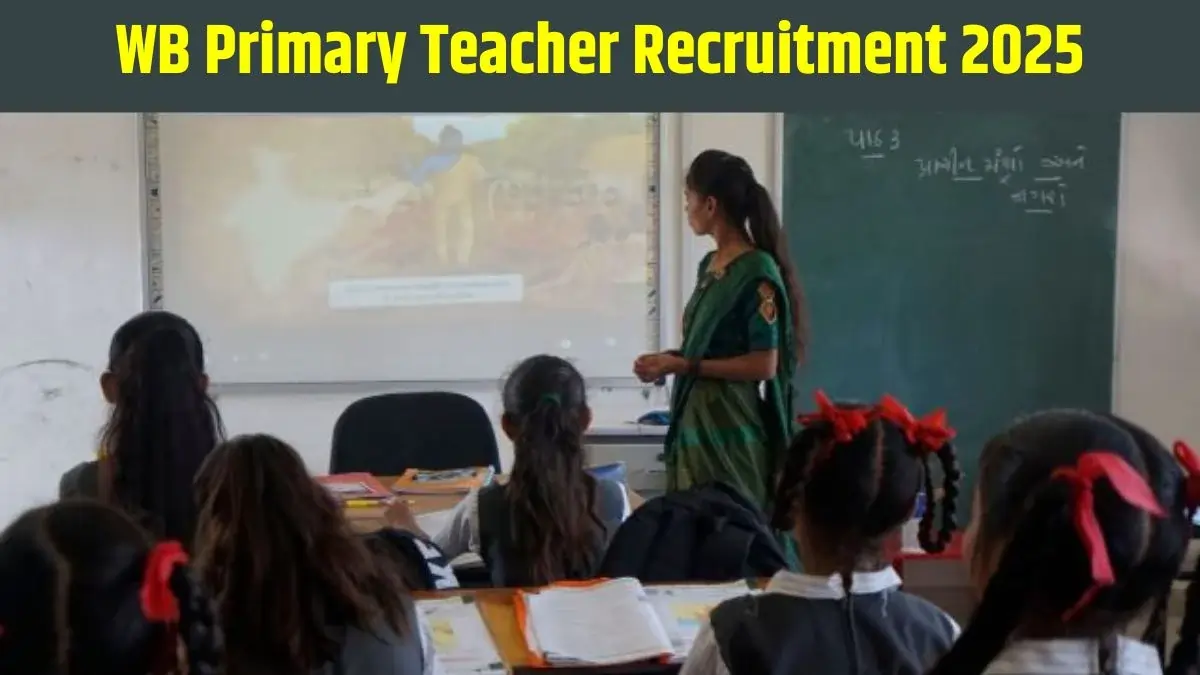 WBB Primary Teacher Recruitment 2025