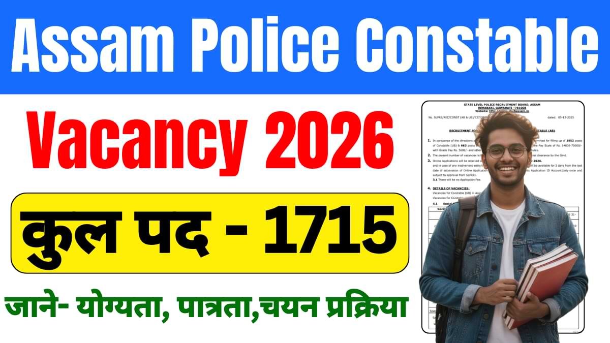 Assam Police Constable Bharti 2025