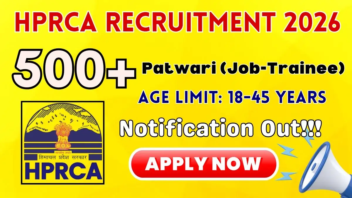 HP Patwari Recruitment 2025