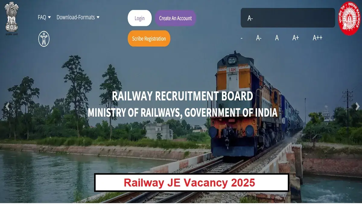 Railway JE Vacancy 2025