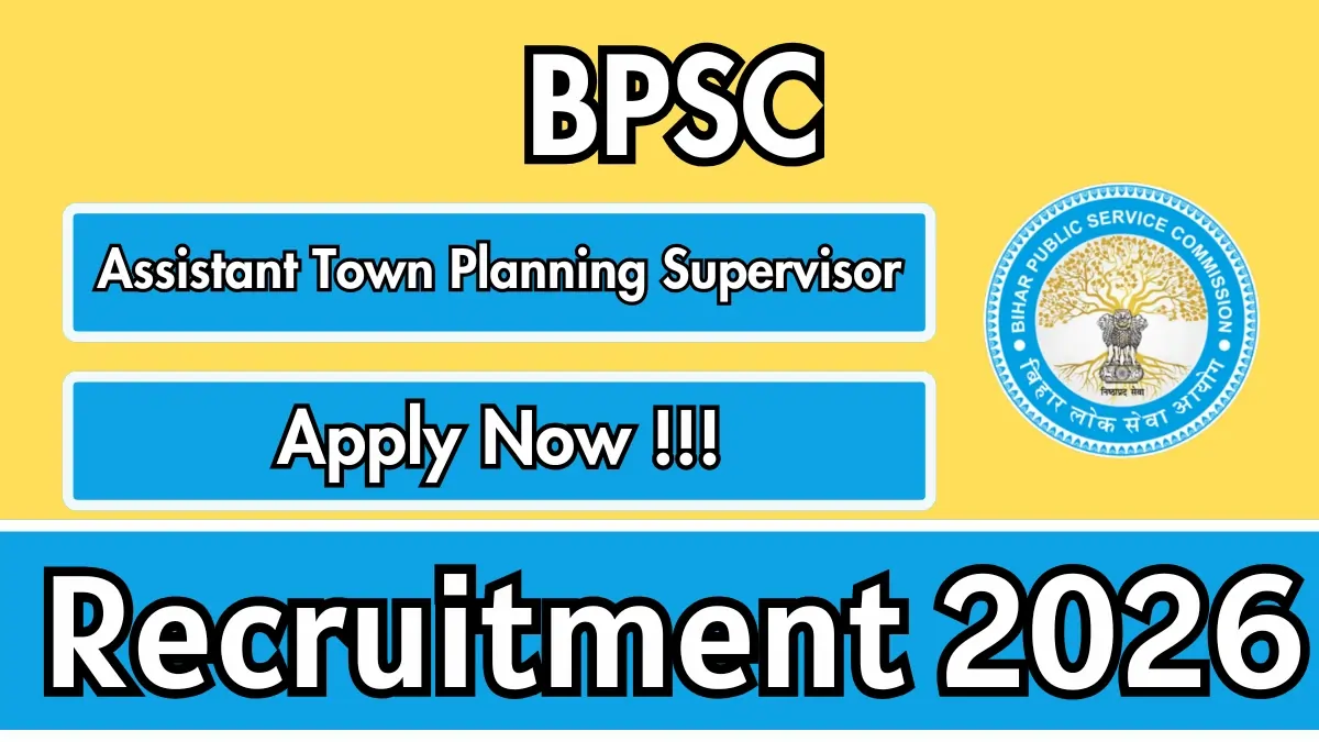BPSC ATPS Recruitment 2026