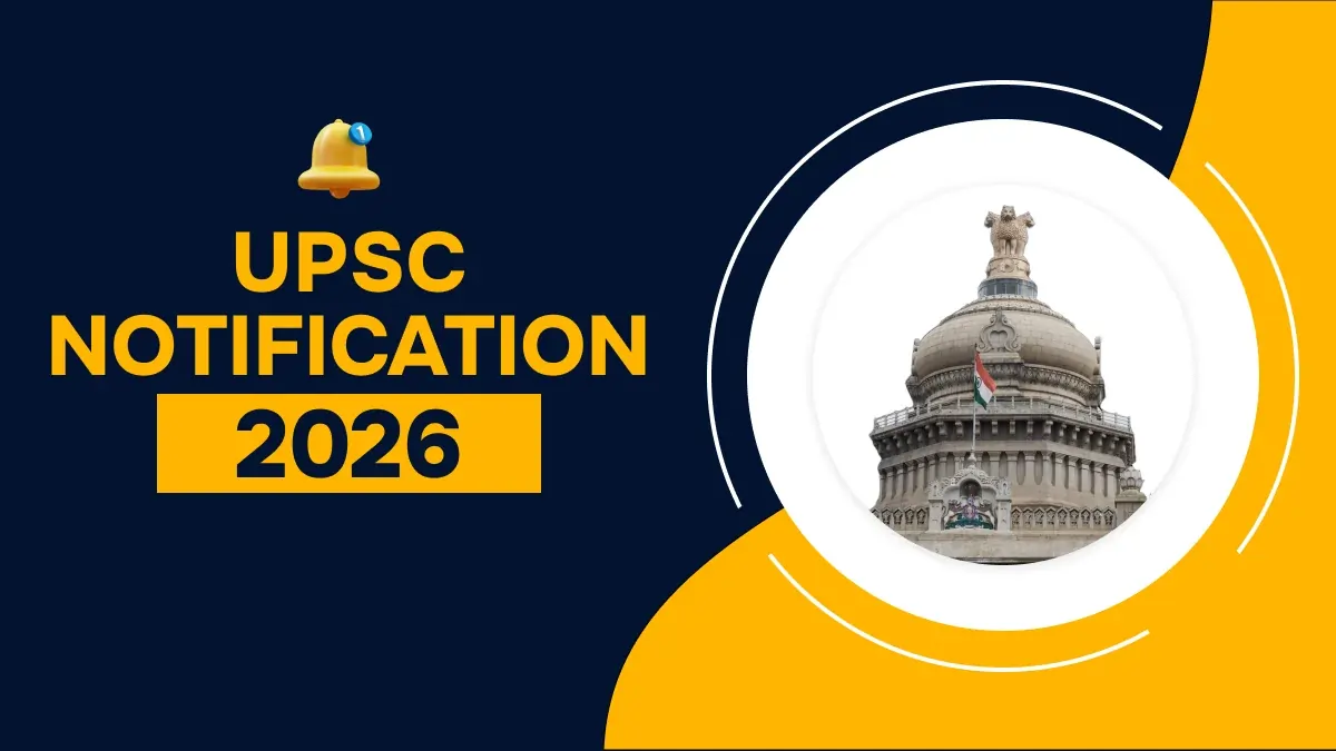 UPSC CSE Notification 2026